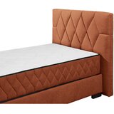 MID.YOU POSTELJA Z VZMETNICO 120 cm x 200 cm , tekstil, leseni material barve konjaka | Shoptok.si