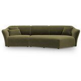 Cosmopolitan Design Zelena žametna kotna sedežna garnitura Tokyo – | Shoptok.si