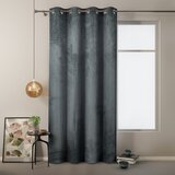 Restilo Siva žametna zavesa AmeliaHome Velvet, 140 x 245 cm Cene