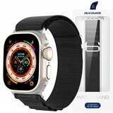 Dux ducis VELCRO PAŠEK ZA APPLE WATCH ULTRA/8/7/6/SE/5/4/3 42-49MM ČRN, (22069442) | Shoptok.si