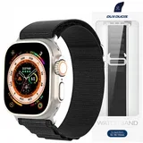 velcro pašček za apple watch ULTRA/8/7/6/SE/5/4/3 42-49MM črn, (22069442)