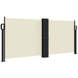  Zložljiva stranska tenda krem 100x1000 cm | Shoptok.si