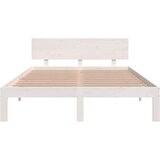  Za krevet od masivnog drva bijeli 150 x 200 cm 5FT King | shoptok.hr