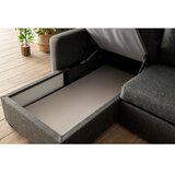 Atelier Del Sofa Ugaona sofa-krevet Kado Dark Grey | ePonuda.com