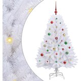 vidaXL Umetno Zložljivo Božično Drevo Bela 150 cm PVC in jeklo, (5000111562) Cene