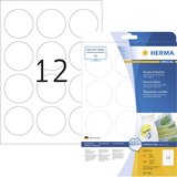 Herma Removable Round Labels 60 25 Sheets DIN A4 300 pcs. 5067 | shoptok.hr