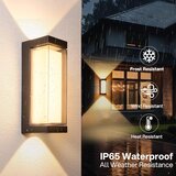 BOYIR 24 W Zunanja LED Stenska Svetilka s Senzorjem Gibanja | Shoptok.si