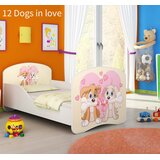  Otroška postelja ACMA z motivom 140x70 cm 12 Dogs in Love | Shoptok.si