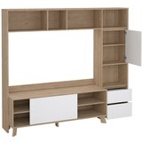Tvilum Bijeli/u prirodnoj boji TV set u dekoru hrasta 209x183x48 cm Next – | shoptok.hr