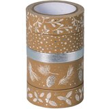 Traka DECO LJEPLJIVA NATUR S UZORKOM PK5 HEYDA 20-35845 28 SREBRNO BIJELA | shoptok.hr