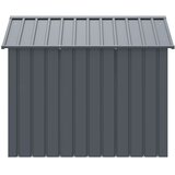  Kućica za pse s krovom antracit 117x153x123 cm pocinčani čelik | shoptok.hr