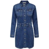 Only Dolga srajca 'ANNIKA' moder denim | Shoptok.si