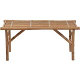  Zložljiva vrtna klop z blazino 118 cm bambus, (20980219) | Shoptok.si
