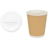  Papirnate šalice za kavu s poklopcima 1000 kom 8 oz 200 ml | shoptok.hr