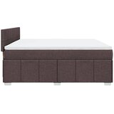  Krevet s oprugama i madracem tamnosmeđi 180x200 cm tkanina | shoptok.hr