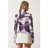  Women's Damson Draped High Neck Sandy Blouse | Shoptok.si