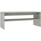 Maison Chic Klubska mizica - kavna mizica - Nizka mizica betonsko siva 100x40x40 cm iverna plošča, (21753500) Cene