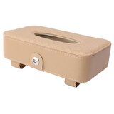 INF Držalo robčkov za avto senčnik – PU usnje, magnet, inox sponka Beige, (5000253779) | Shoptok.si