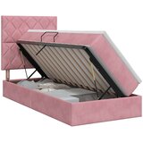  s madracem i skladištem Ružičasta 90 x 200 cm Baršun | shoptok.hr
