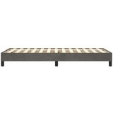 vidaXL Box spring posteljni okvir temno siv 80x200 cm žamet | Shoptok.si