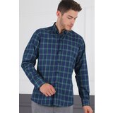 Dewberry G717 DERBERRY MEN'S SHIRT-NAVY-GREEN | shoptok.hr