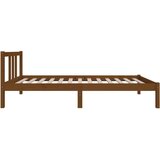  Posteljni okvir medeno rjav iz trdnega lesa 75x190 cm 2FT6, (20644768) | Shoptok.si