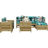  7-dijelni set vrtnih sofa od impregnirane borovine Cijene