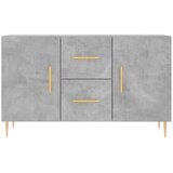  Komoda siva boja betona 100x36x60 cm od konstruiranog drva | shoptok.hr
