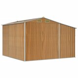  Vrtno spremište svjetlosmeđe 277 x 279 x 179 cm pocinčani čelik | shoptok.hr