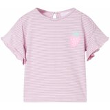 vidaXL Dječja majica s volanima na rukavima ljubičasta 116 | shoptok.hr