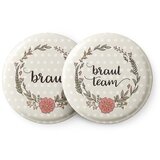 Spielehelden Značke Blumenstrauß Djevojčino zbogom slobode 12 bedževa 5,6 cm ekstra velikih Poklon djevojačkom oproštaj od slobode Cijene
