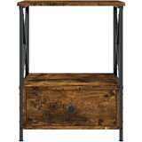 vidaXL Noćni ormarić boja hrasta 50 x 41 x 50 cm od konstruiranog drva | shoptok.hr