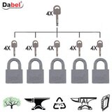 Dabel katanac master ključ KA2038 Hr 40×32/22/fi7,5mm (5kom) 4K SPD 0106125 Cene