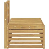  Set vanjskih sofa Bijela 91 x 63 x 73 cm Čvrsto drvo akacije | Eponuda.com