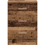 vidaXL Nočne omarice 2 kosa starega lesa 38x35x55 cm inženirski les | Shoptok.si