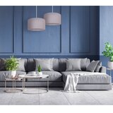  Duolla - Luster na sajli BRISTOL 1xE27/40W/230V, prečnik 45 cm, siva | Eponuda.com