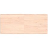 vidaXL Mizna plošča 140x60x6cm neobdelana trdna hrastovina naraven rob Cene