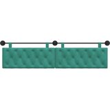  Držeće uzglavlje Zidne Tirkizna 210 x 55 x 7 cm Baršun - Tirkizna 200 cm bez LED | shoptok.hr
