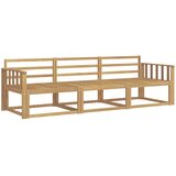  Set vanjskih sofa 3 pcs Bijela 249,5 x 83 x 73 cm | shoptok.hr