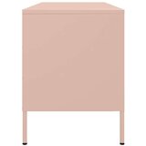 vidaXL TV ormarić ružičasti 100,5 x 39 x 50,5 cm čelični | shoptok.hr