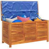  Vrtna kutija za pohranu s rešetkama 113x50x56 cm drvo bagrema | Eponuda.com