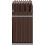  Držač za cjepanice smeđi 120x45x100 cm od pocinčanog čelika | Eponuda.com