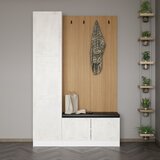 Woody Fashion noah - 8306 white hall stand Cene