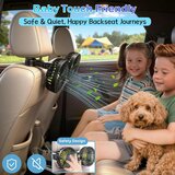 QIDOE dvojni USB ventilator za avto s 3 hitrostmi | Shoptok.si