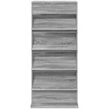  Polica za časopise s policom Siva Sonoma 70 x 41 x 156 cm | shoptok.hr