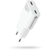 Charger 2 x USB-C Quick Charge 4+ 30W SUPER SLIM white