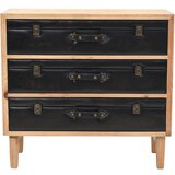 Furnova Omarica s predali trden les jelke 80x36x75 cm, (21950533) | Shoptok.si