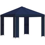 vidaXL Paviljon 3 x 3 m Modra Poliester in jeklo 190, (5000218943) | Shoptok.si