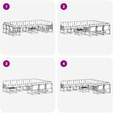  Set vanjskih sofa 11 kom. Bijela i bež | shoptok.hr
