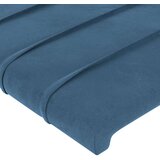  Uzglavlje tamnoplavo 90x5x118/128 cm baršunasto | shoptok.hr